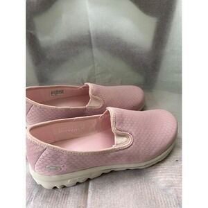 Skechers GOwalk Joy Pink‎ Knit Slip On Comfort Walking Shoes